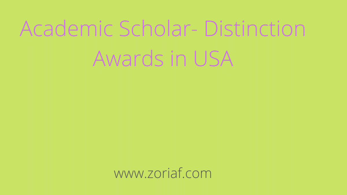 Distinction Awards in USA