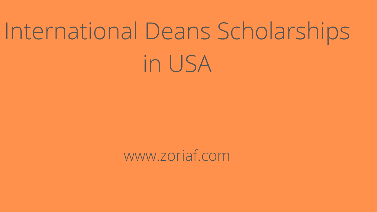 International Deans Scholarships