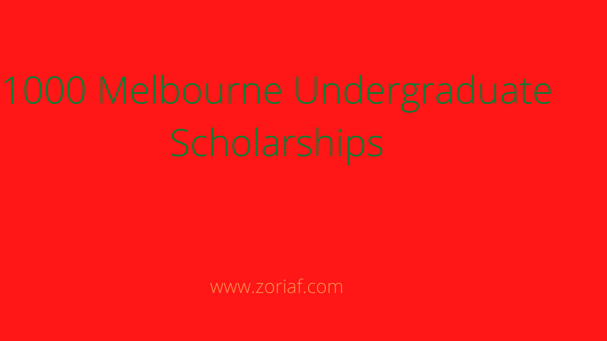 1000 Melbourne Undergraduate Scholarships