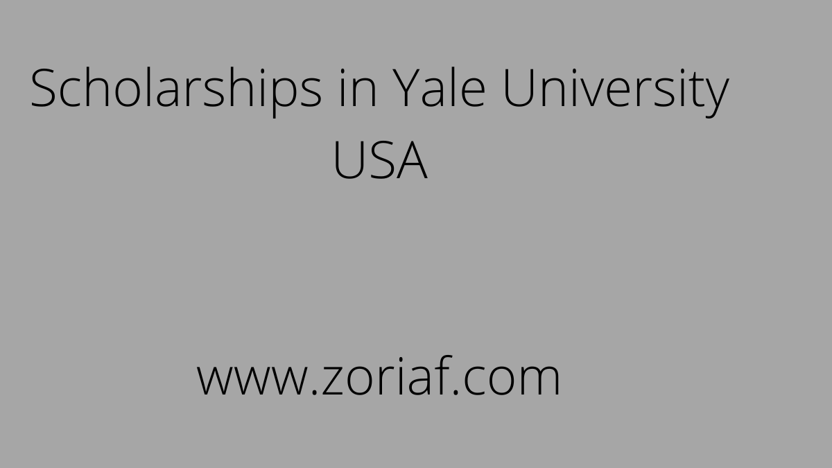 Scholarships in Yale University