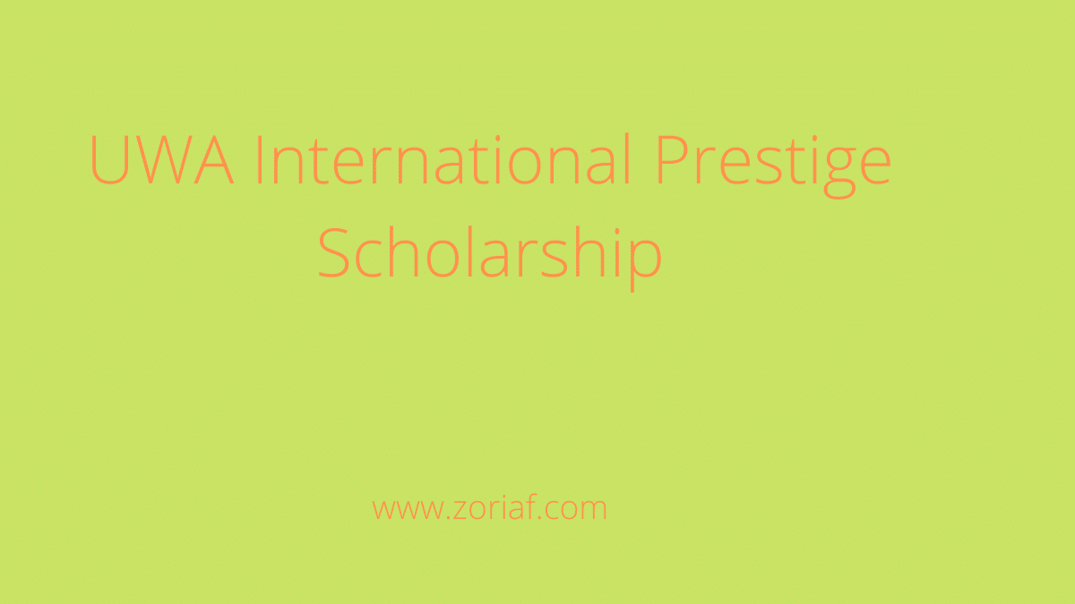 UWA International Prestige Scholarship