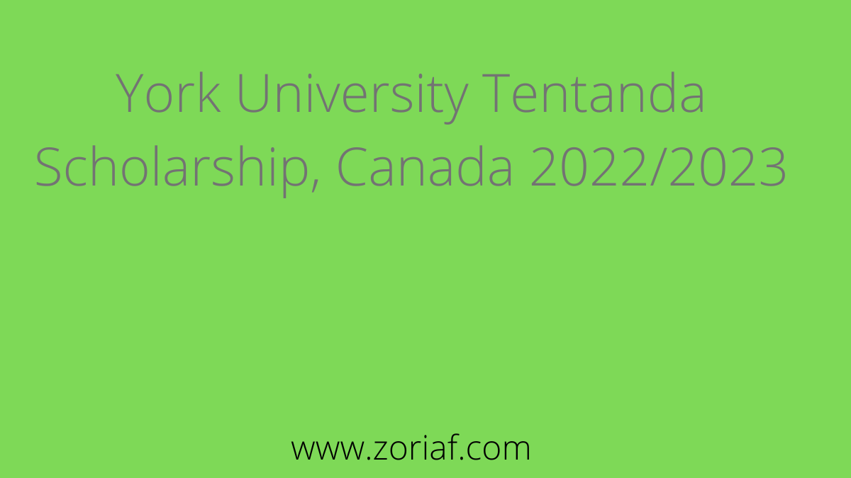 York University Tentanda Scholarship