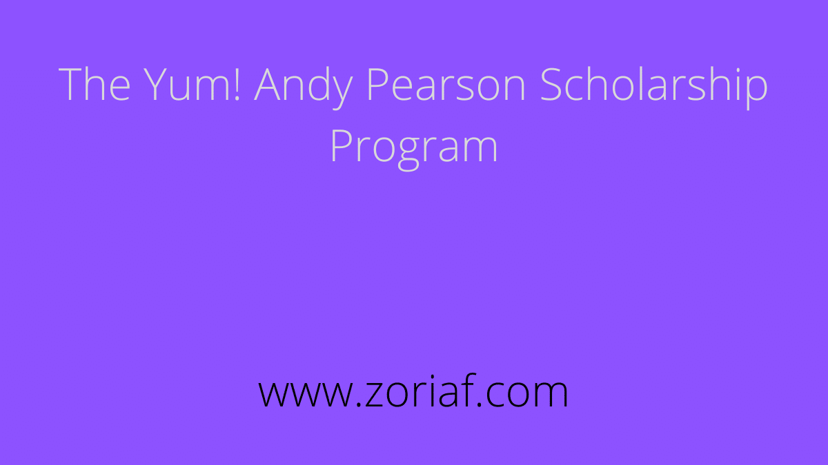 Yum! Andy Pearson Scholarship