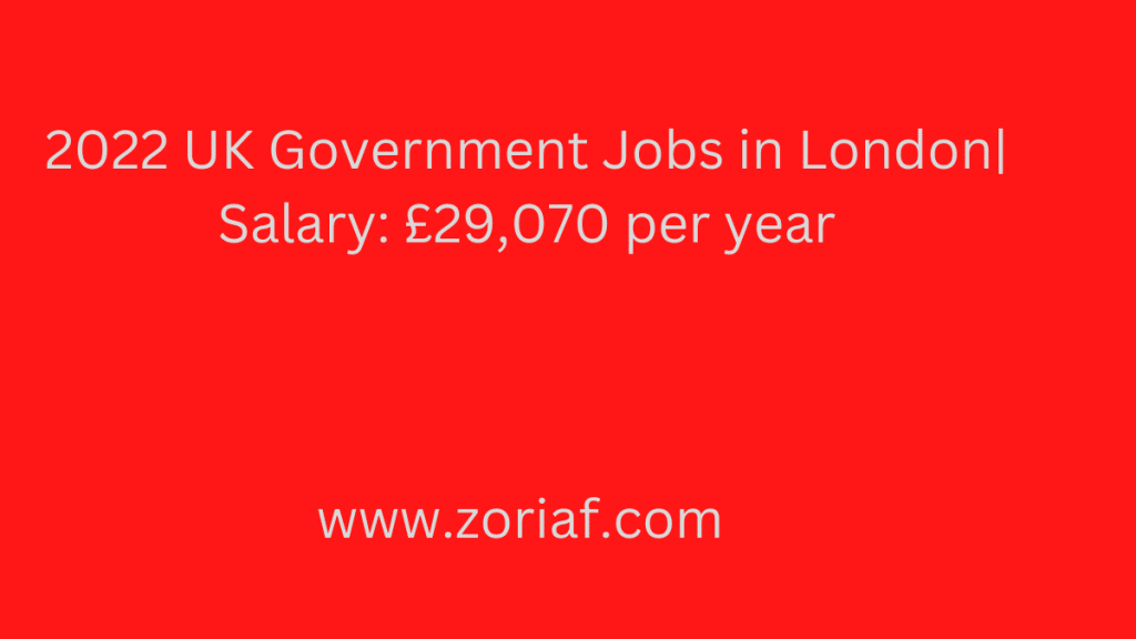 2022 UK Government Jobs