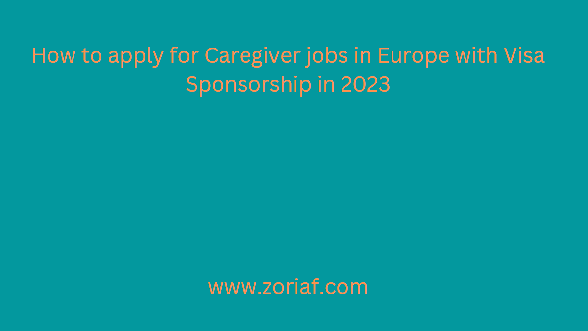 Caregiver jobs in Europe